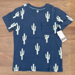 Tea Collection Printed Tee Peruvian Cactus Size 7 (Bundle 2+ items for 20% off)